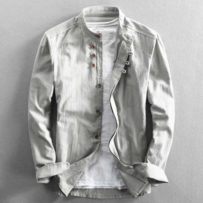 Rowan | Japanese-Inspired Statement Print Men's Shirt for Summer