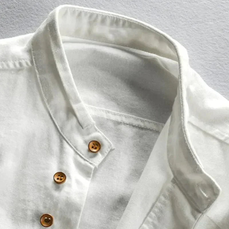 Rowan | Japanese-Inspired Statement Print Men's Shirt for Summer