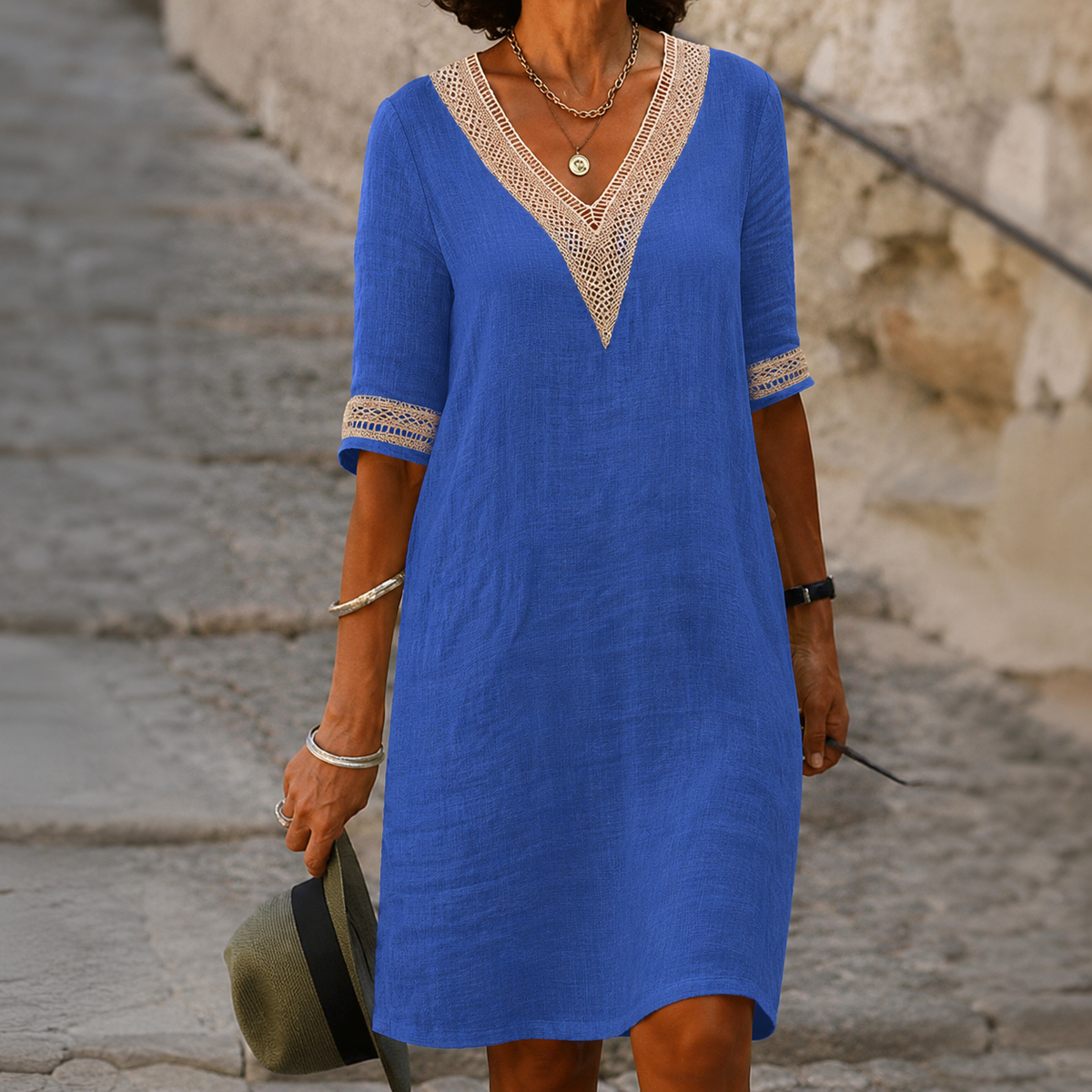 Diana | Breathable Linen Everyday Dress for Summer