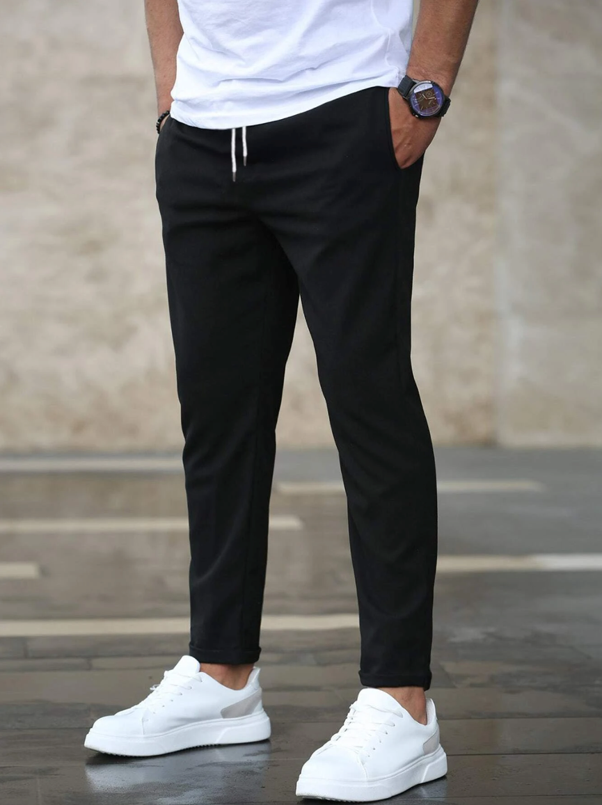 Dominic | Modern-Fit Stretch Men Trousers