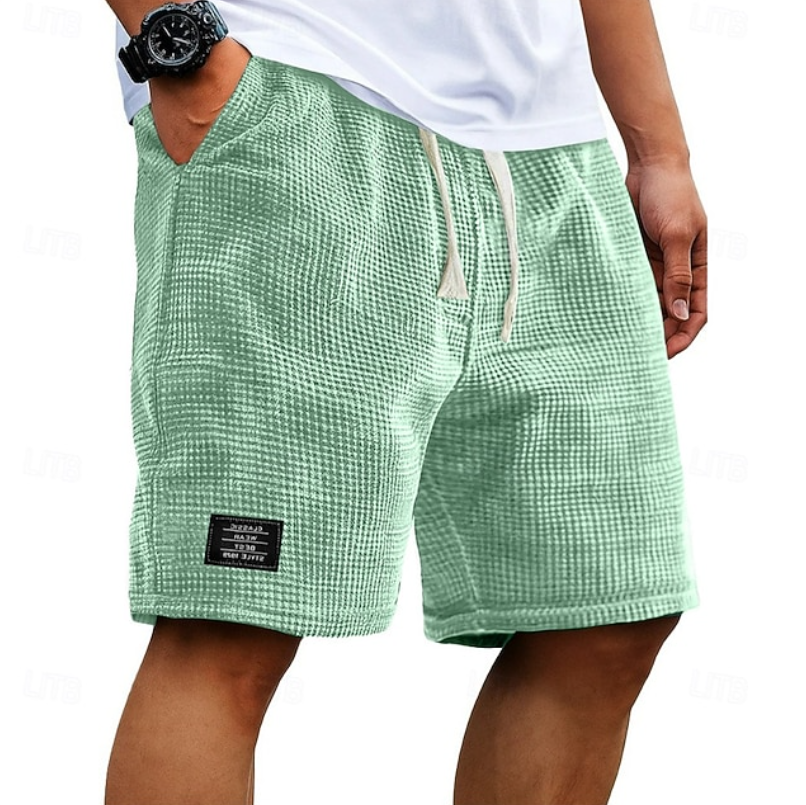 Mike | Breathable Waffle-Knit Men Shorts for Summer