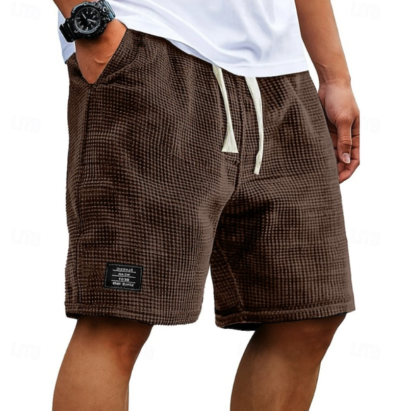 Mike | Breathable Waffle-Knit Men Shorts for Summer