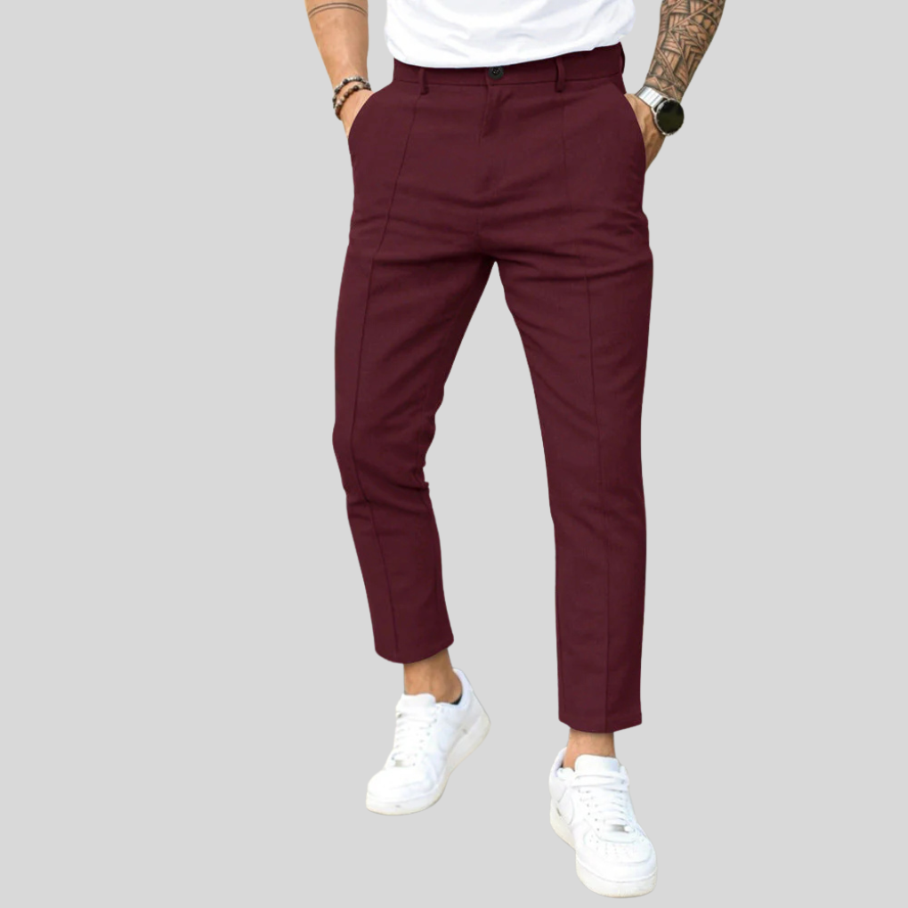 Benjamin | Lightweight Regular-Fit Casual Men Trousers
