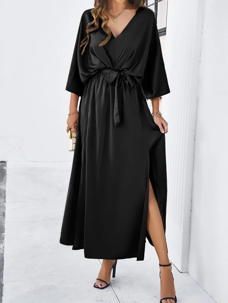 Cressida | Flowing V-Neck Maxi Women Party Dress