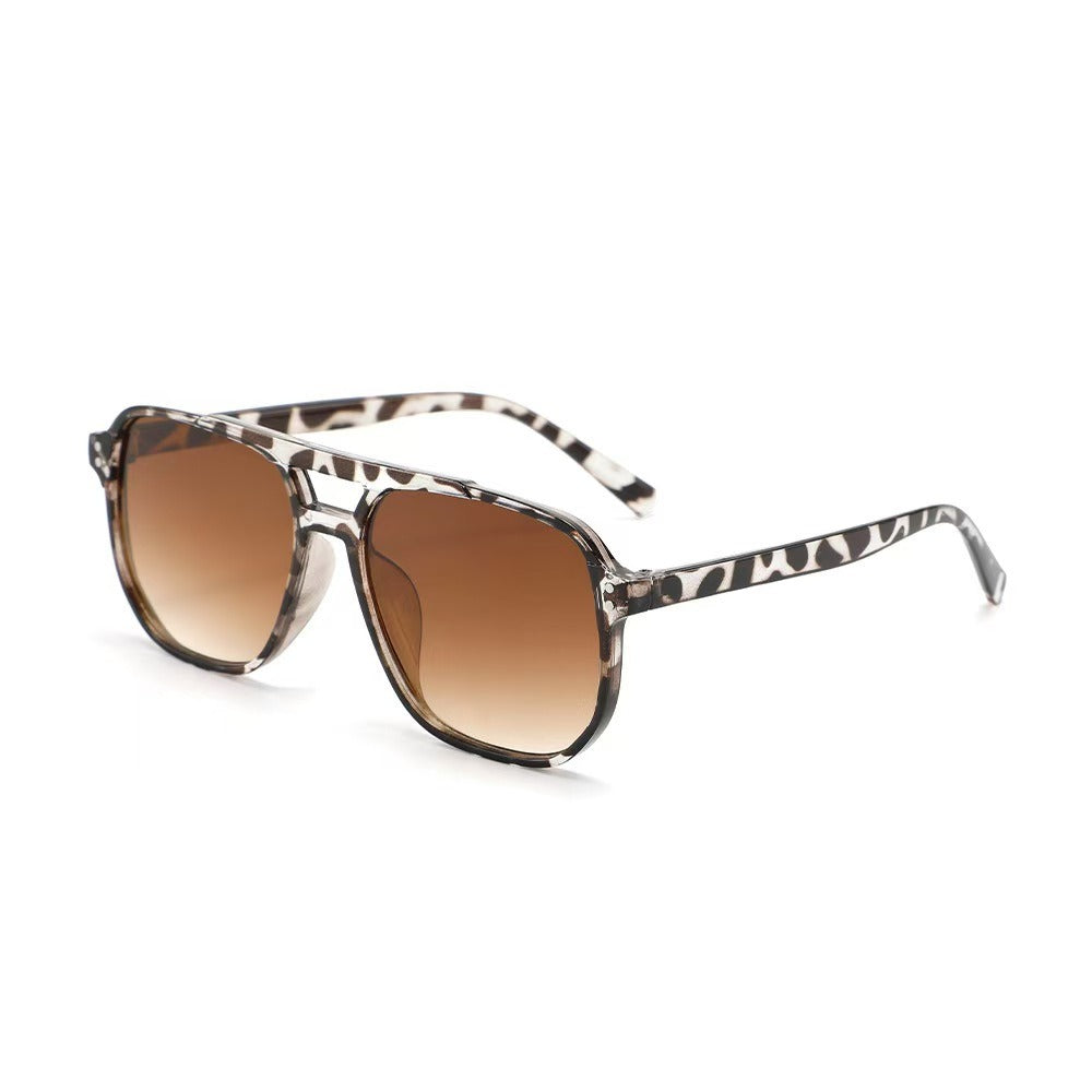 Sienna | Tortoiseshell Rectangular Gradient Sunglasses