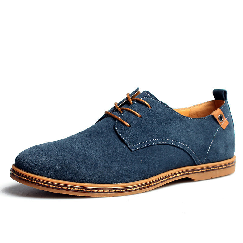 Nathaniel | Suede Contrast-Lace Men's Derby Shoes