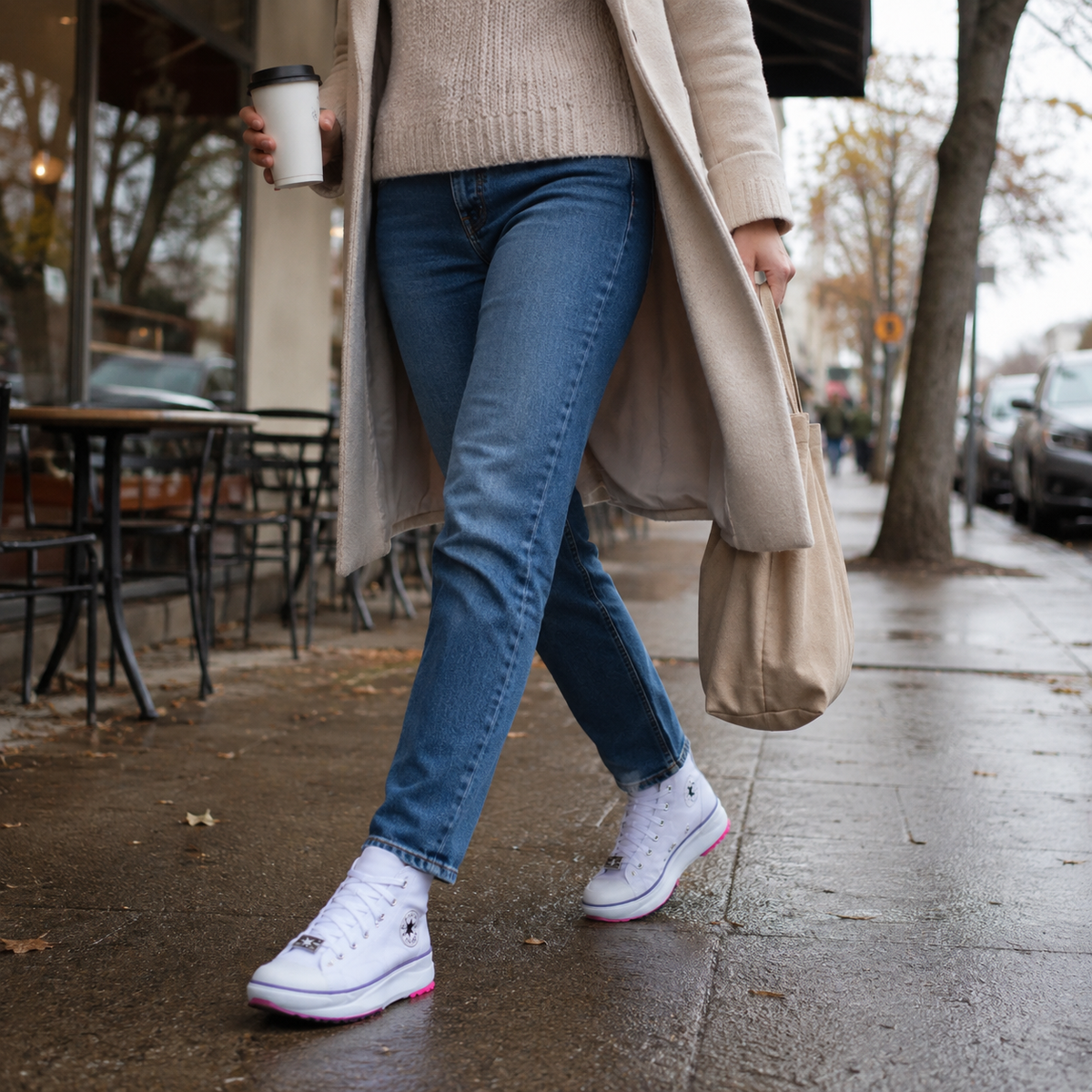 Daisy | Platform Lace-Up Women Orthopedic Sneaker
