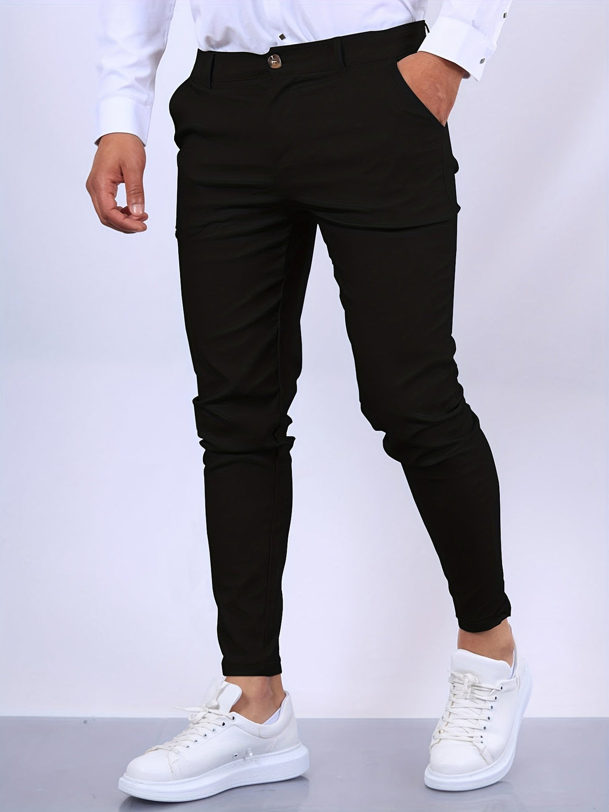 Tyler | Skinny Stretch Tapered Men Trousers