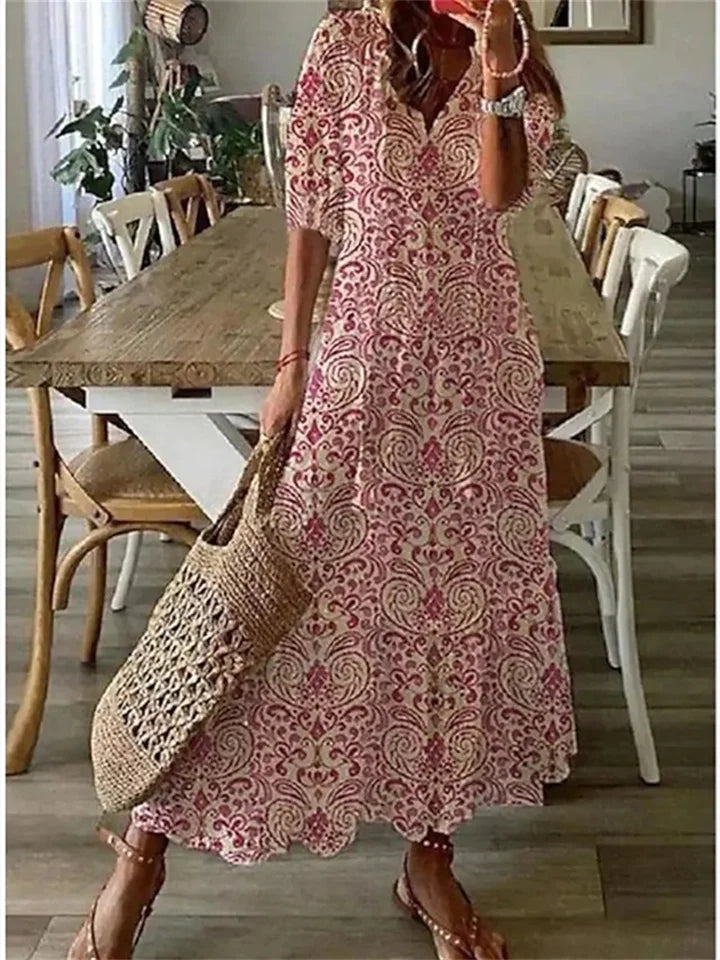 Fleur | Flowing Airy Maxi Dress for Summer