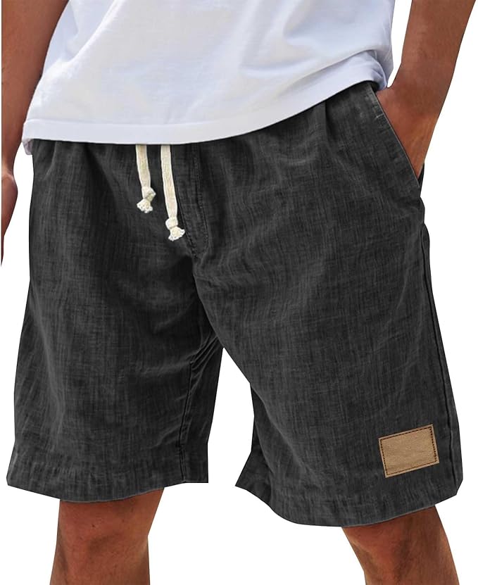 Lucas | Elastic-Waist Lightweight Men Shorts for Summer