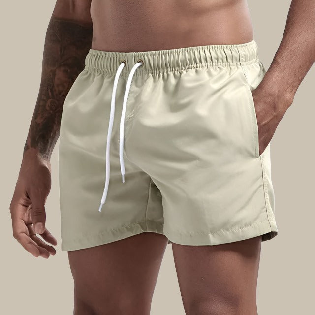 Warren | Quick-Dry Elastic-Waist Men's Swim Shorts