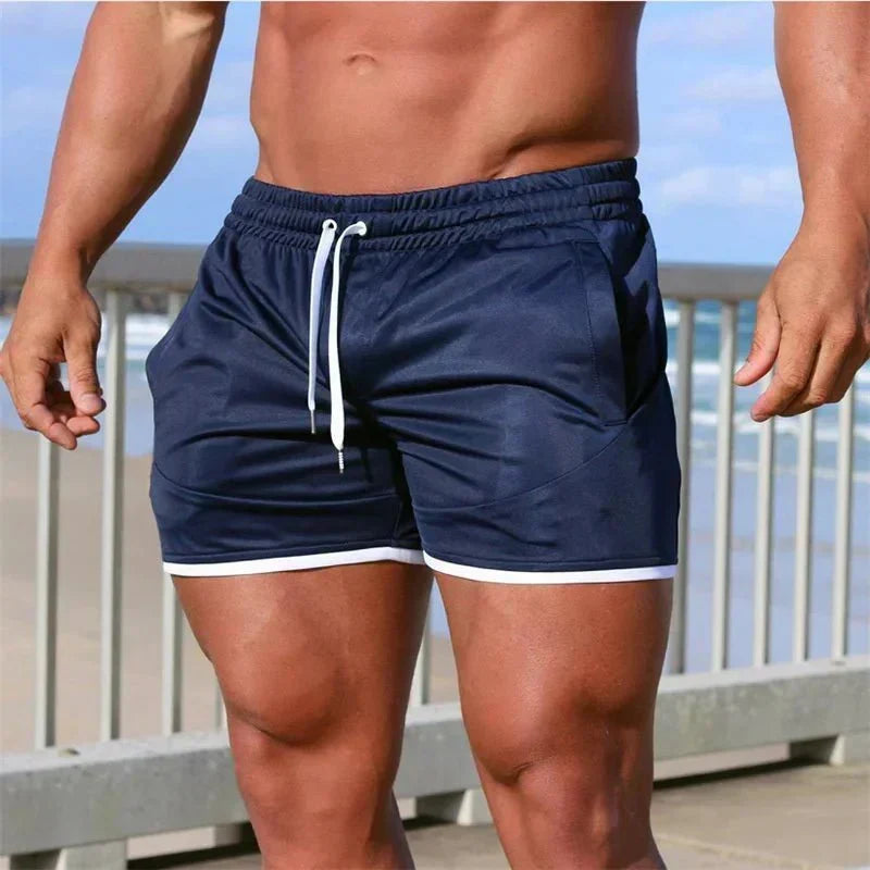 Caelum | Contrast-Trim Quick-Dry Men's Swim Shorts for Summer