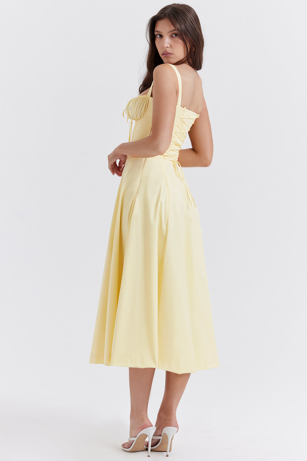 Emilia | Floral Sweetheart Bustier Dress for Summer