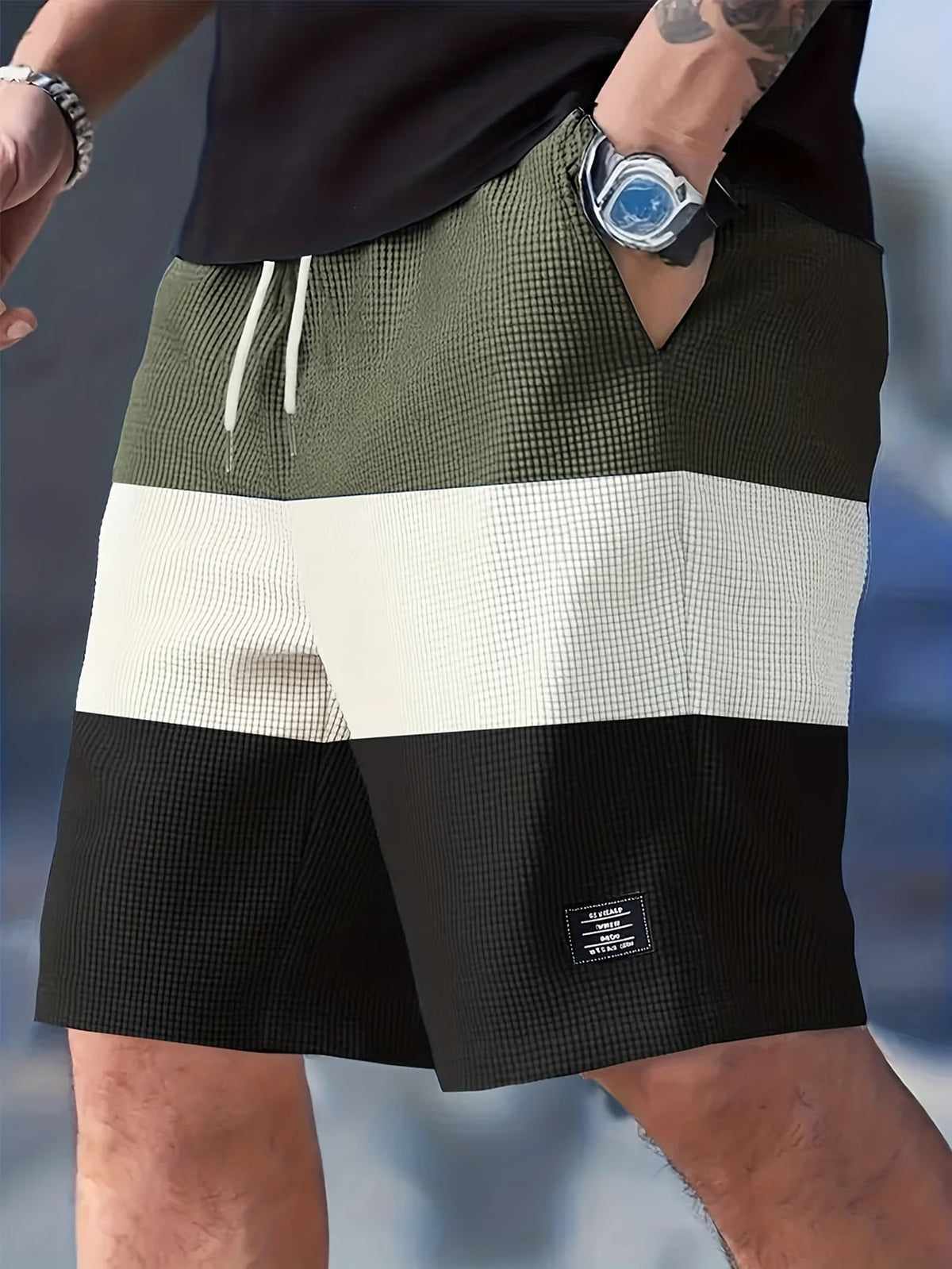 Kellan | Textured Relaxed Men Shorts for Summer