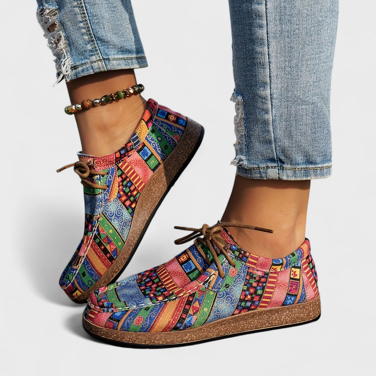 Uma | Wide-Heel Anatomical-Insole Women Orthopedic Sneaker