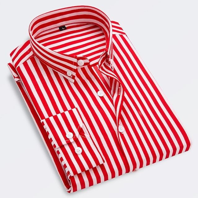 Thomas | Striped Slim-Fit Cotton Men's Shirt for Summer