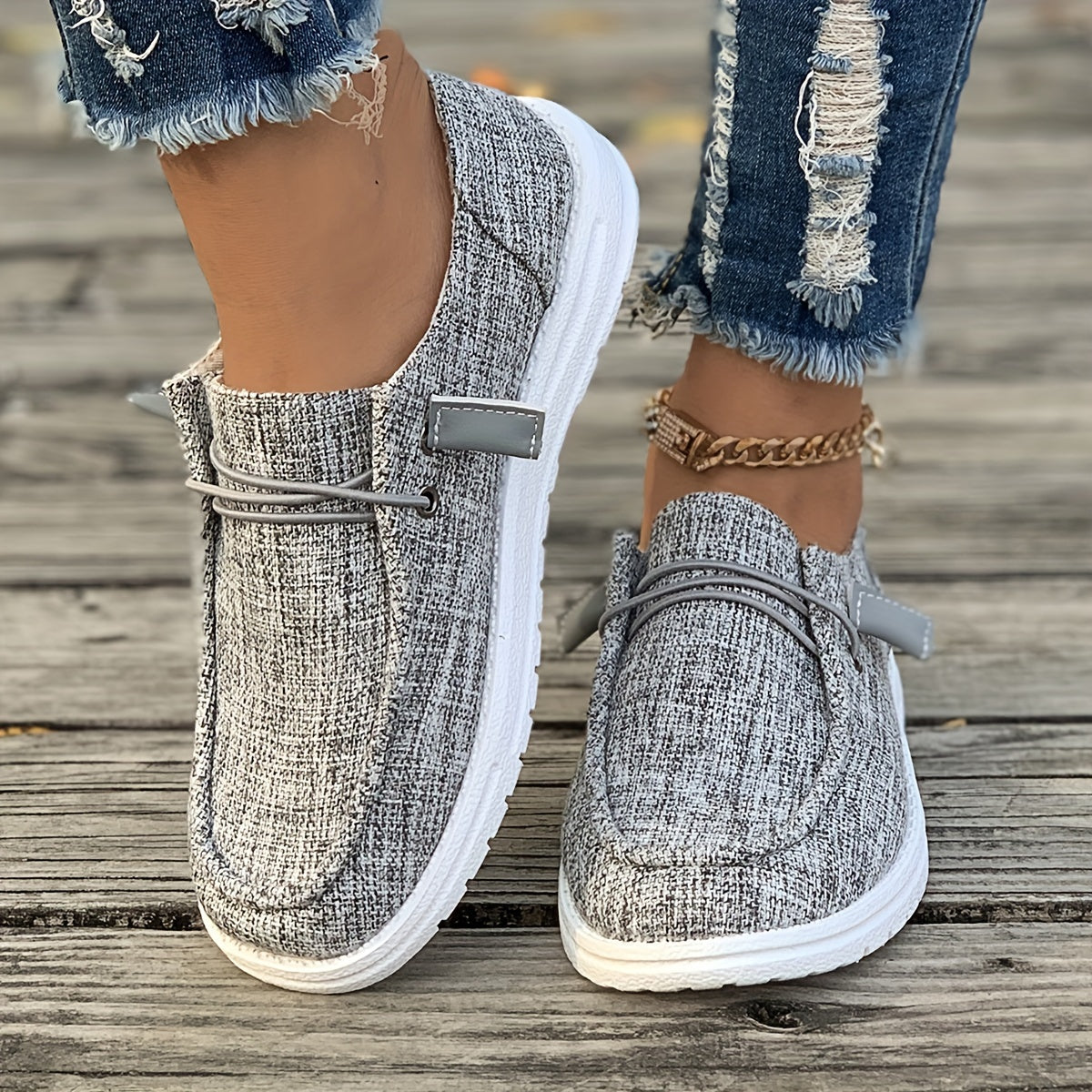 Hannah | Slip-On Knit Round-Toe Women Orthopedic Sneaker