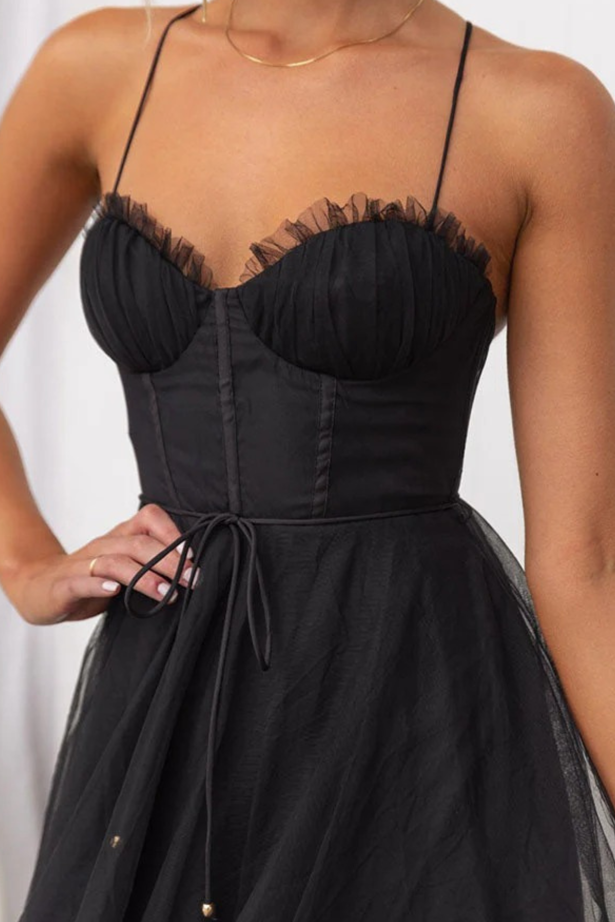 Lily | Flowing Figure-Skimming Wedding Guest Midi Dress