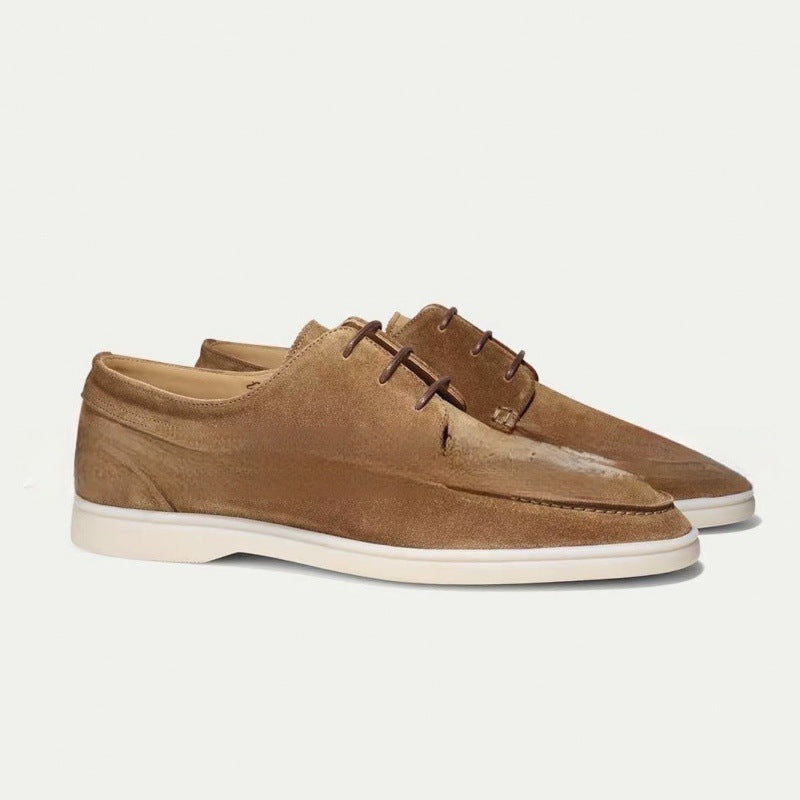 Felix | Suede Lace-Up Men's Boat Shoes