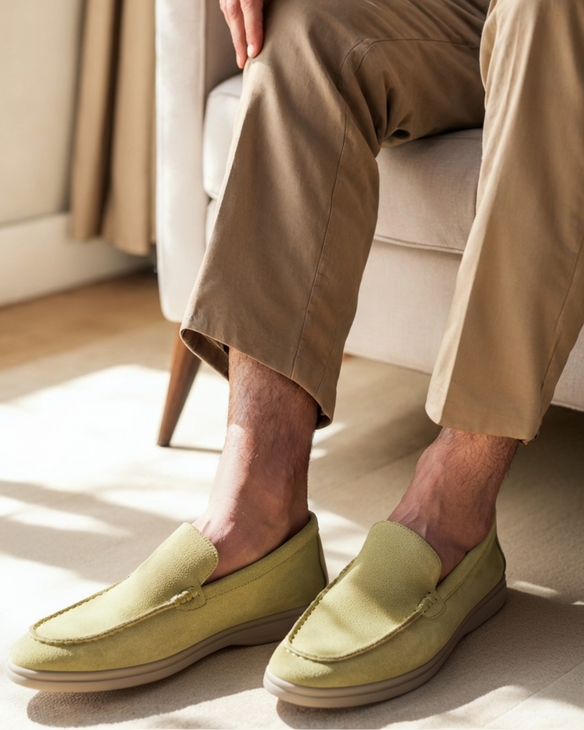 Hendrik | Lightweight Suede Slip-On Men Loafers
