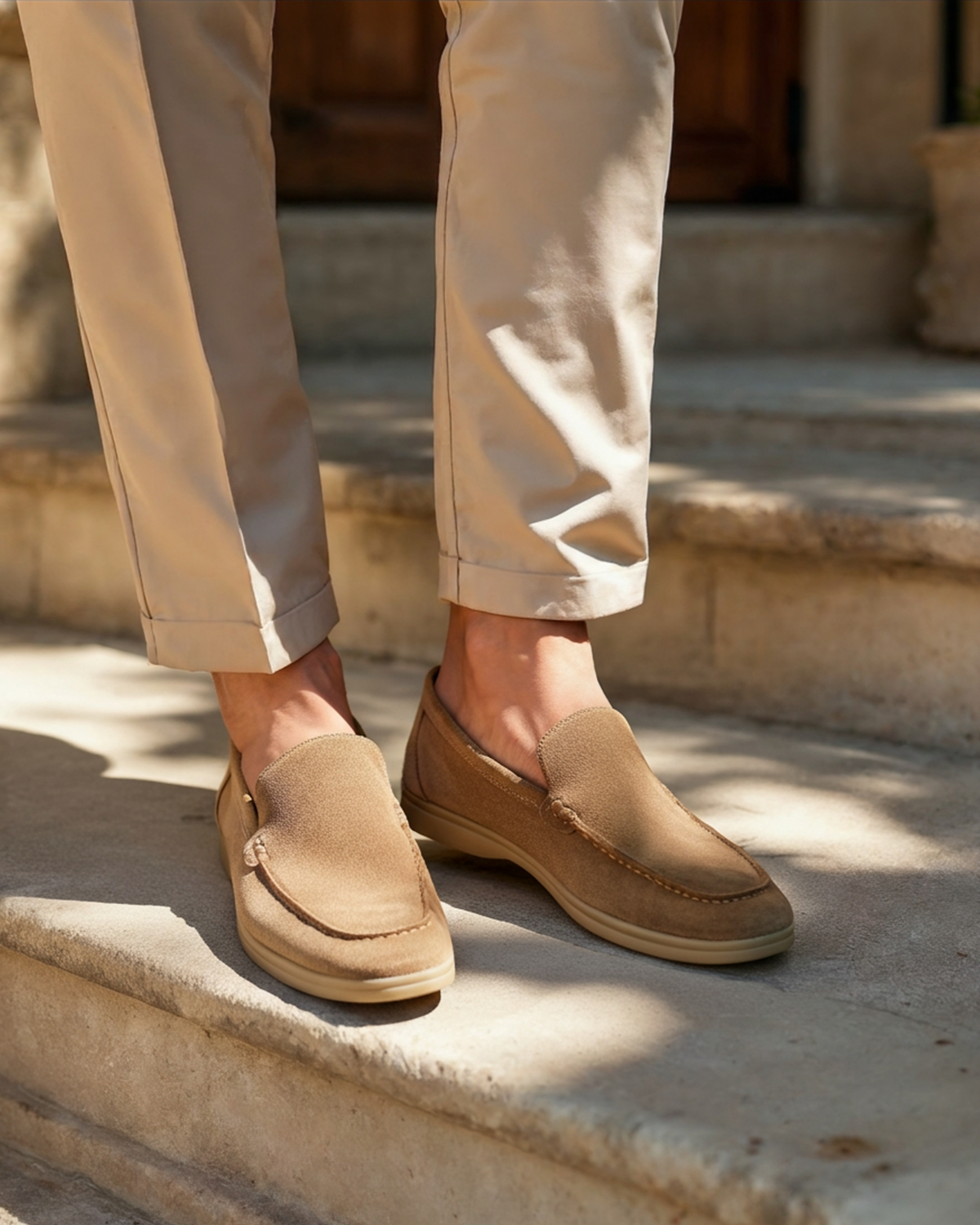 Hendrik | Lightweight Suede Slip-On Men Loafers