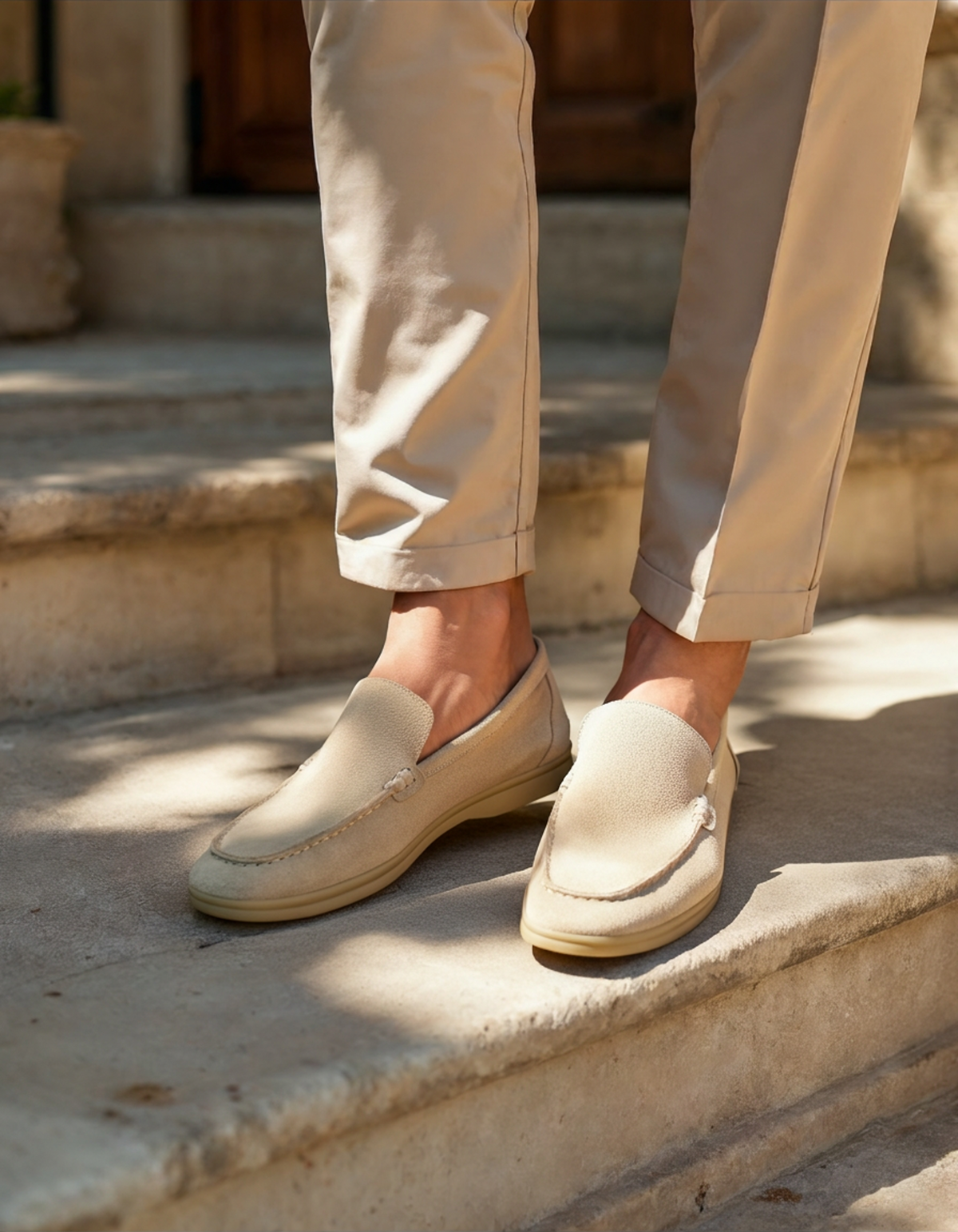 Hendrik | Lightweight Suede Slip-On Men Loafers