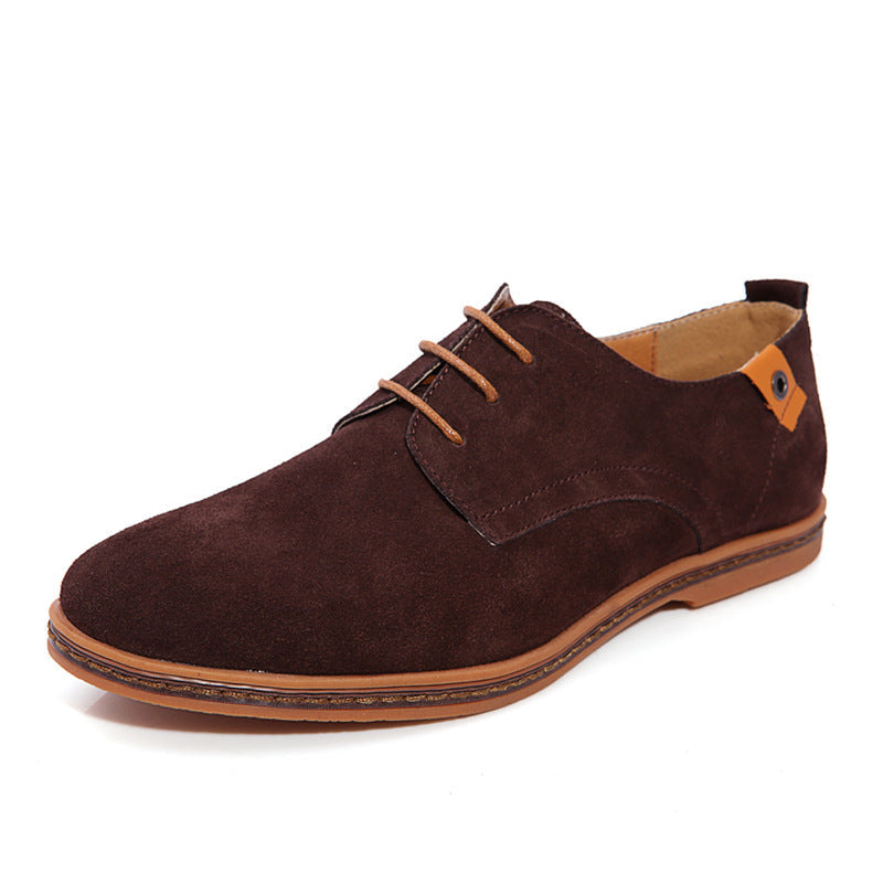 Nathaniel | Suede Contrast-Lace Men's Derby Shoes