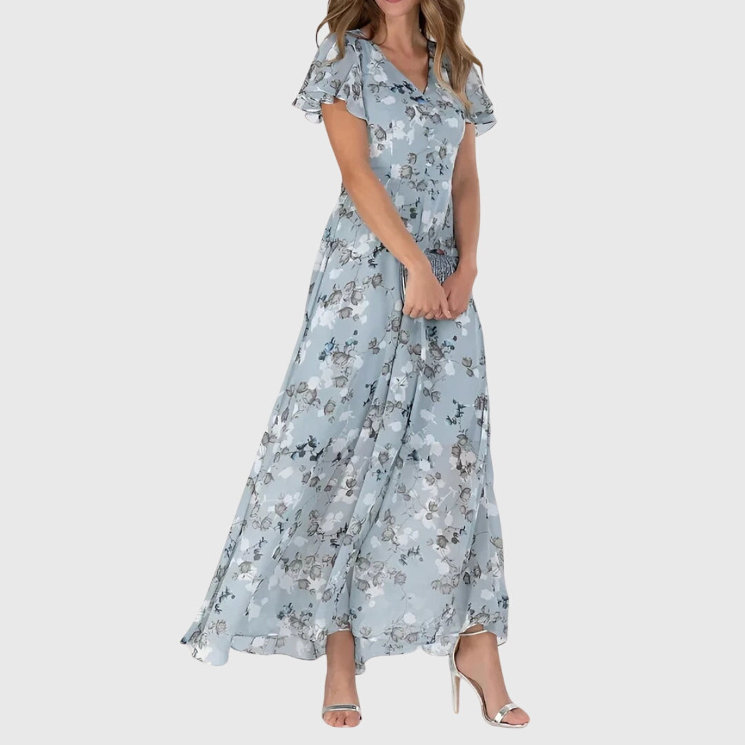 Nora | Ruched Figure-Flattering Viscose Dress