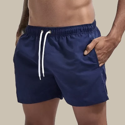 Florian | Above-Knee Drawstring Pocket Men's Swim Shorts for Summer