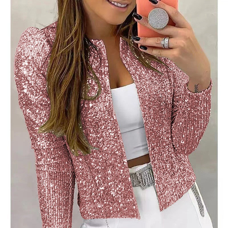 Margot | Shimmer Silk-Blend Women Blazer for Holiday Parties