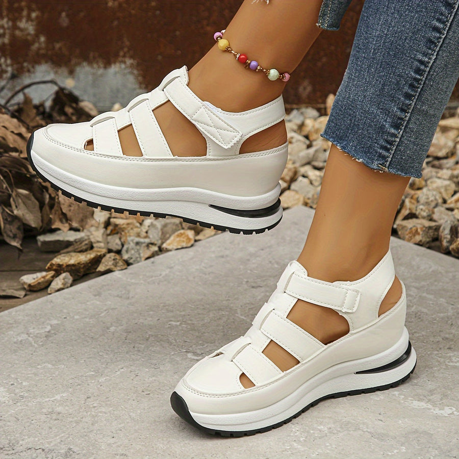Lucy | Strappy Wedge Ankle-Buckle Women Sandals for Summer