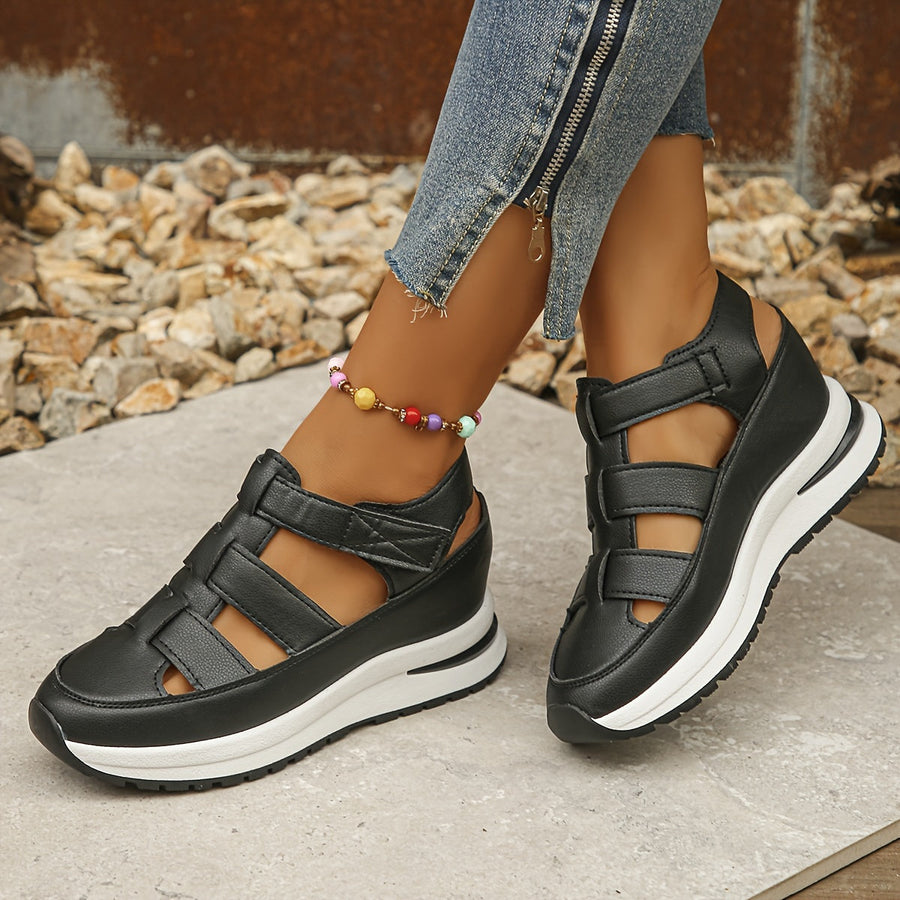 Lucy | Strappy Wedge Ankle-Buckle Women Sandals for Summer
