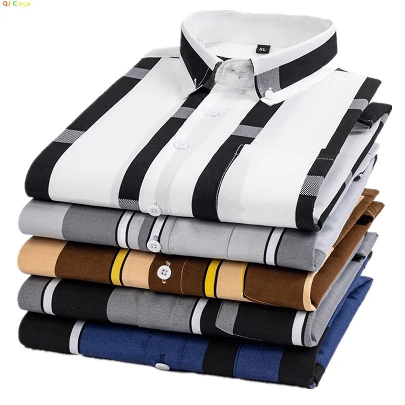 Finn | Striped Long-Sleeve Cotton Men's Shirt