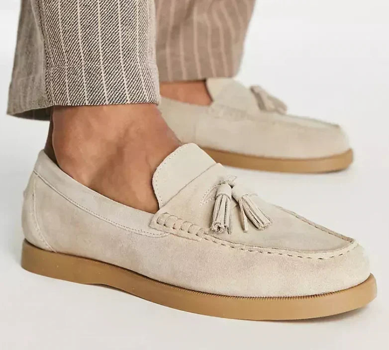 Theo | Suede Tassel Men Loafers