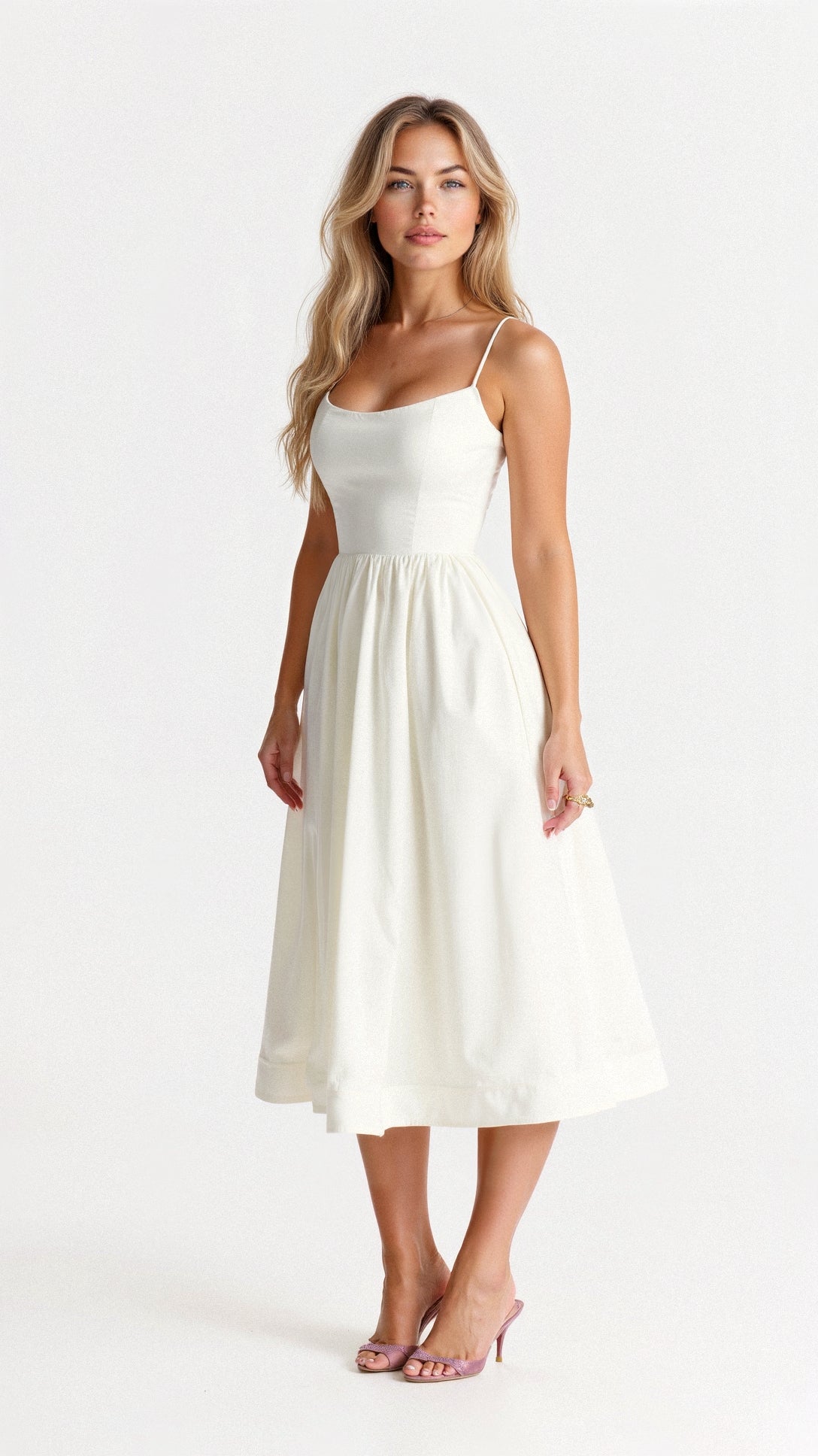 Livia | Sleeveless Flowing Midi Dress