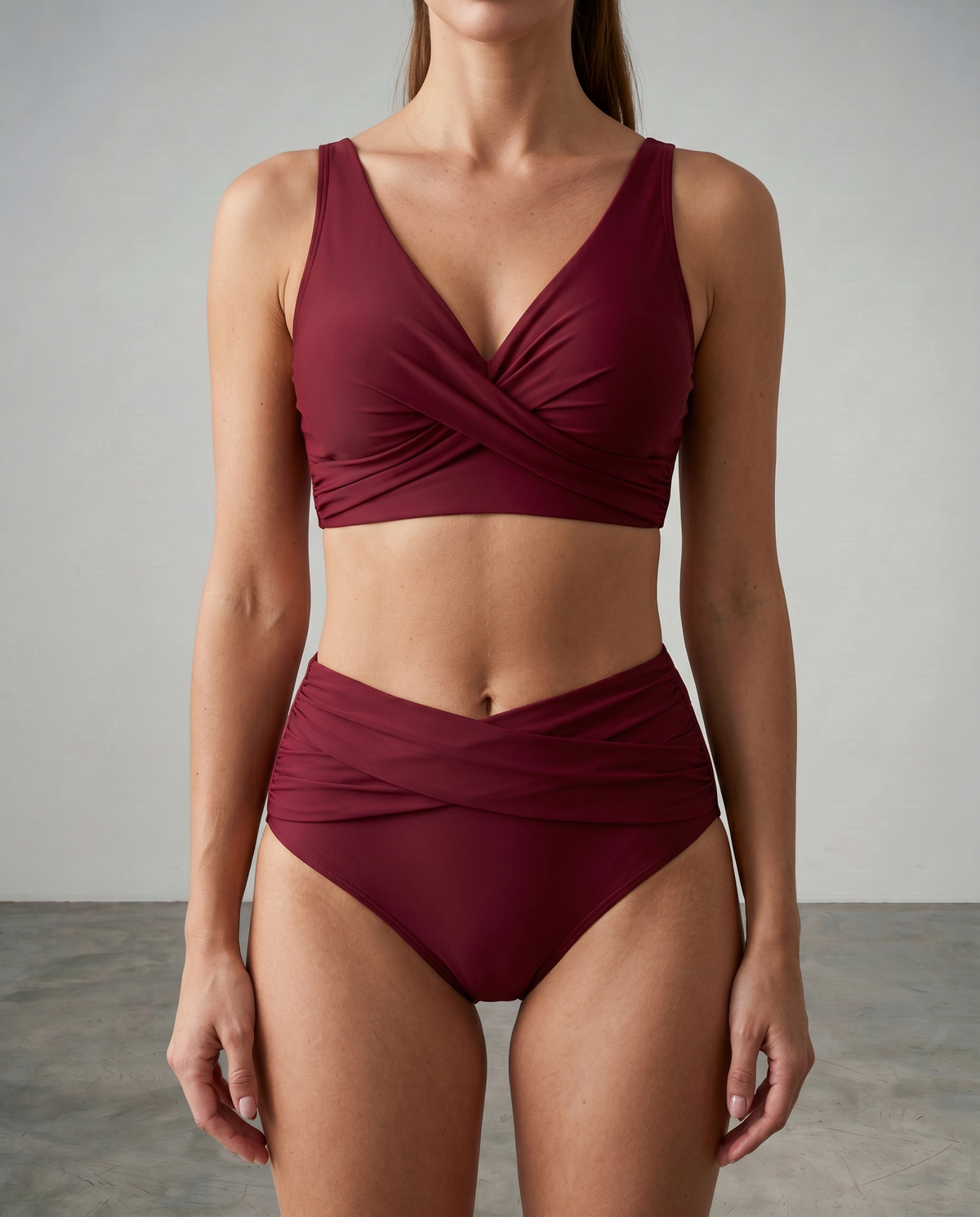 Marguerite | Wrap-Style High-Waist Bikini Women Swimwear Set for Summer