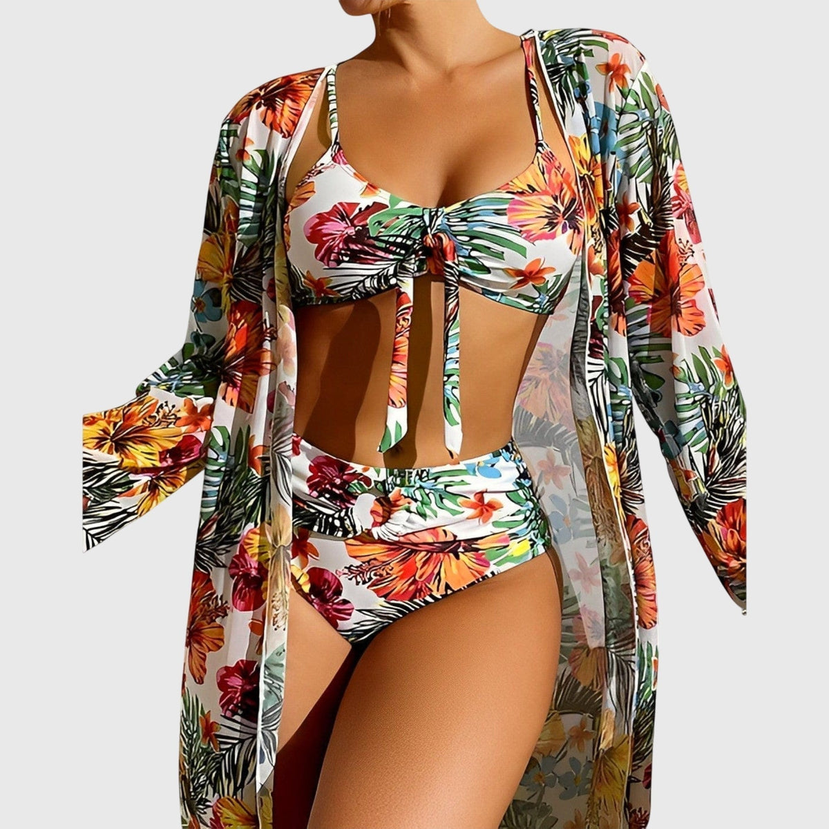 Antonella | Halter V-Neck Padded Bikini Women Swimwear Set for Summer