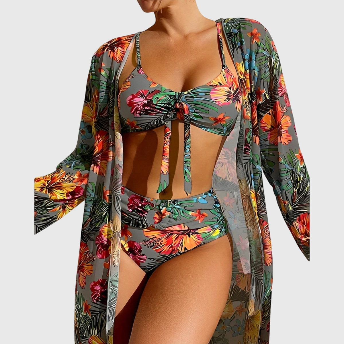 Antonella | Halter V-Neck Padded Bikini Women Swimwear Set for Summer