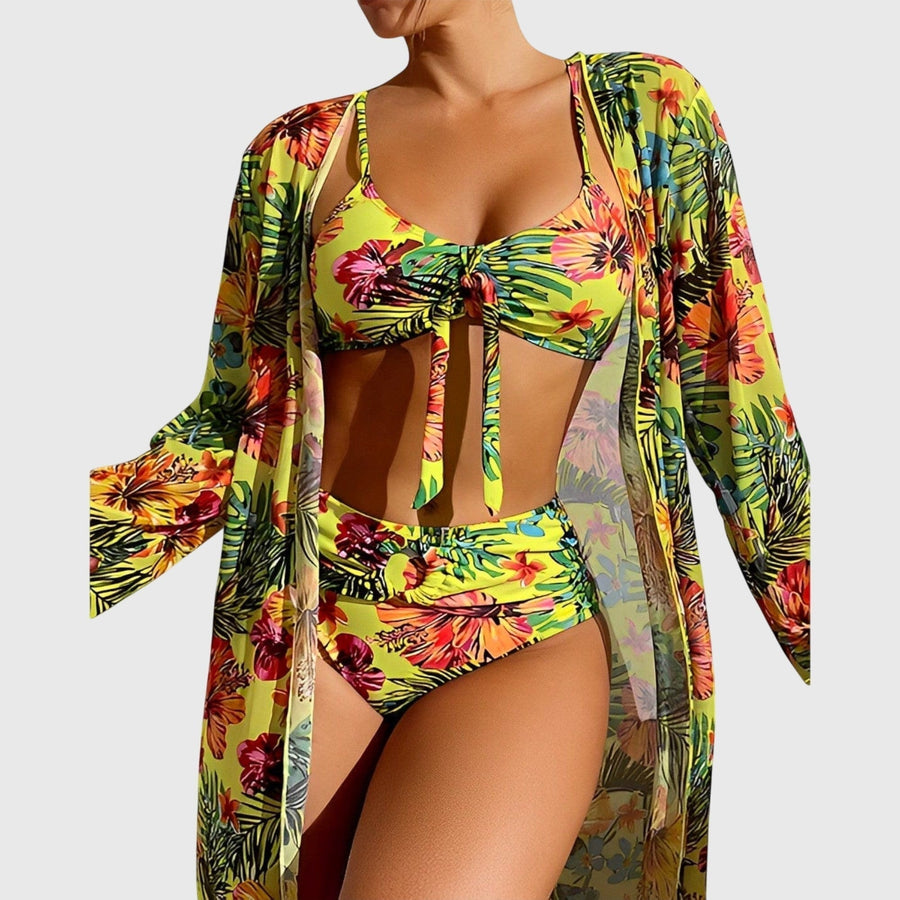 Antonella | Halter V-Neck Padded Bikini Women Swimwear Set for Summer