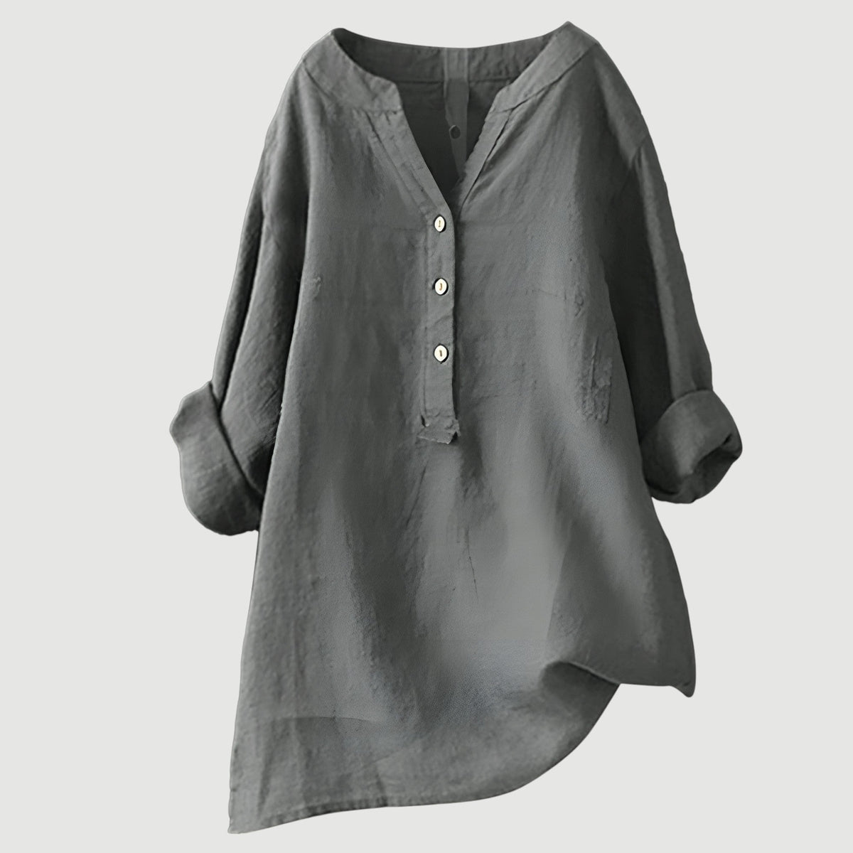 Isabelle | V-Neck Button-Front Relaxed Women Blouses for Summer