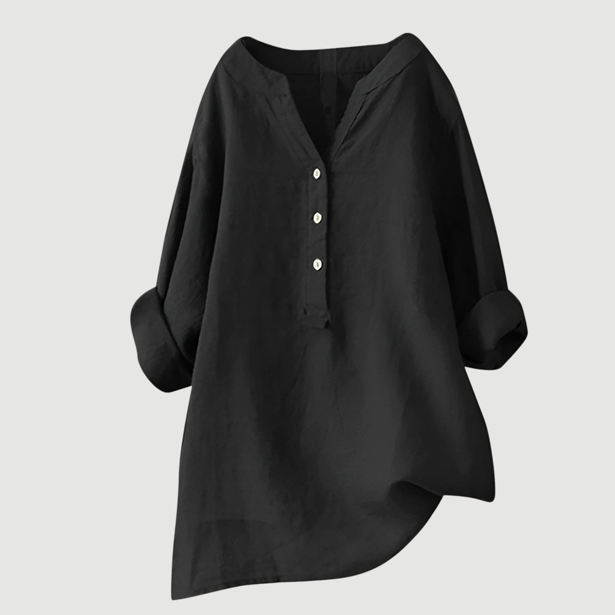 Isabelle | V-Neck Button-Front Relaxed Women Blouses for Summer