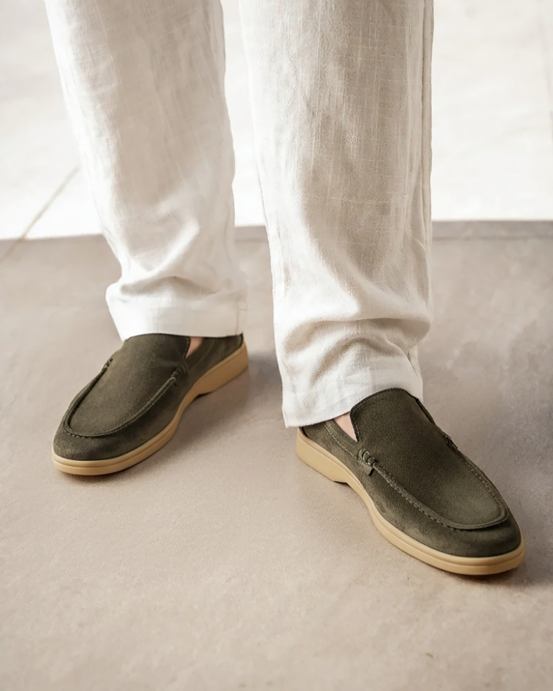 Hendrik | Lightweight Suede Slip-On Men Loafers
