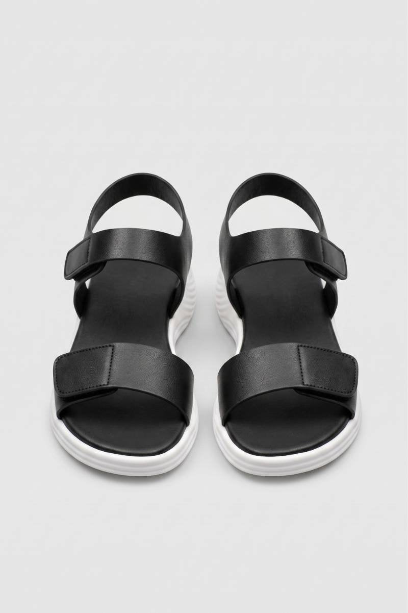 Maya | Three-Strap Velcro Platform Women Sandals for Summer