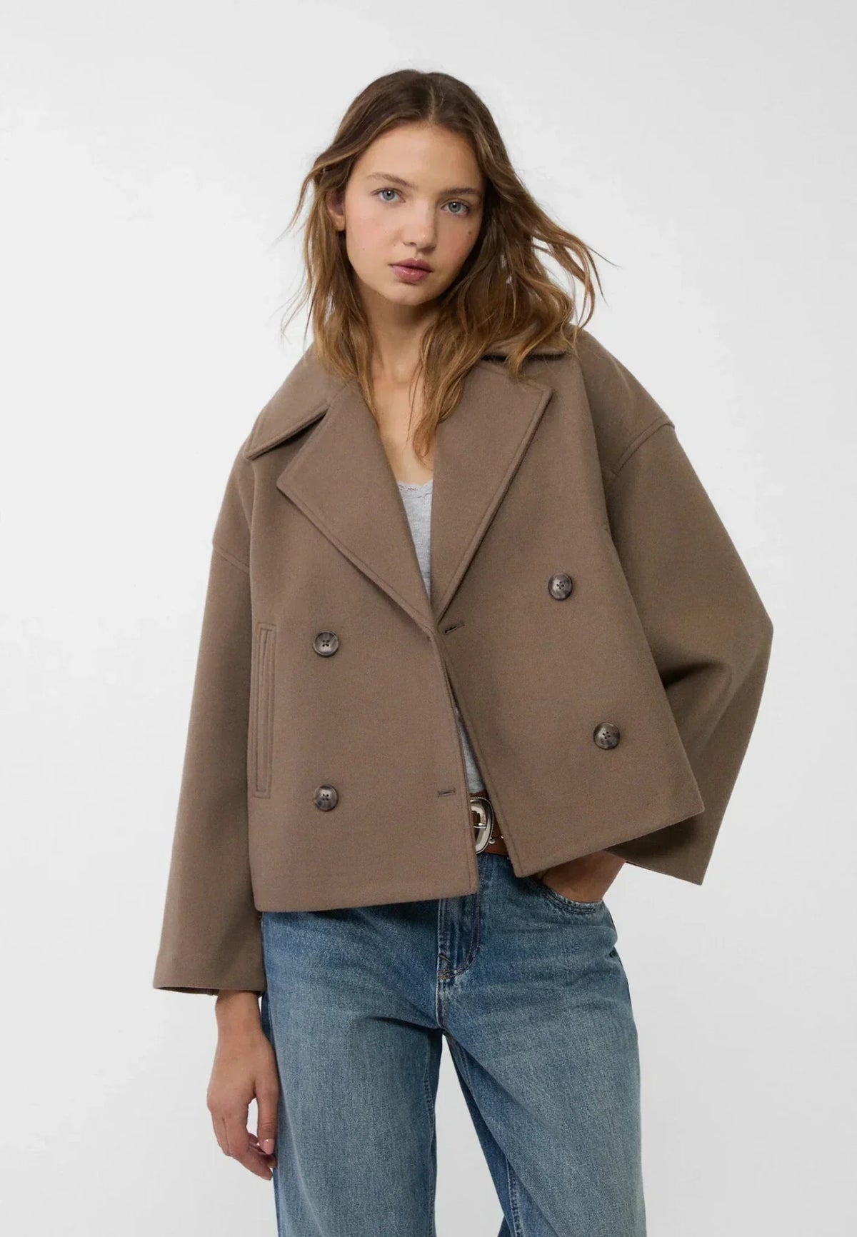Sienna | Cropped Double-Breasted Women Blazer