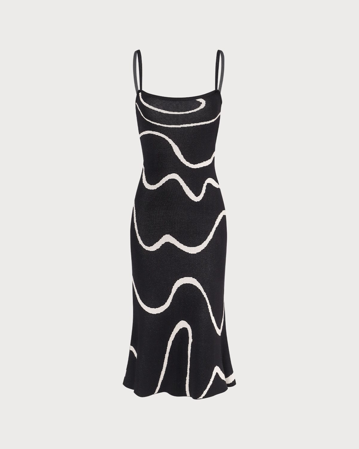 Naomi | Mermaid-Hem Bodycon Knit Midi Dress