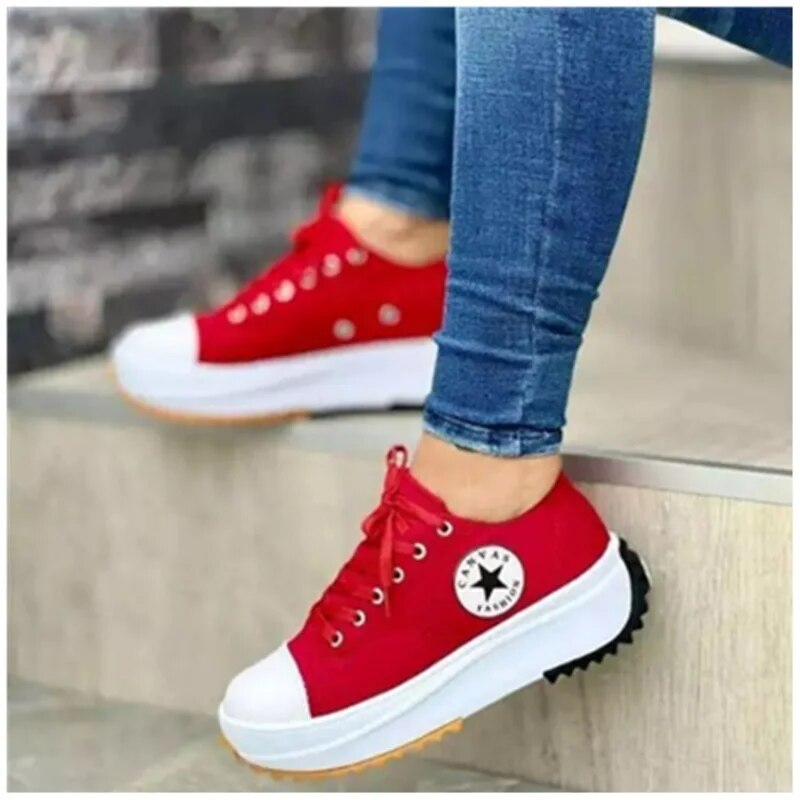 Daisy | Platform Lace-Up Women Orthopedic Sneaker