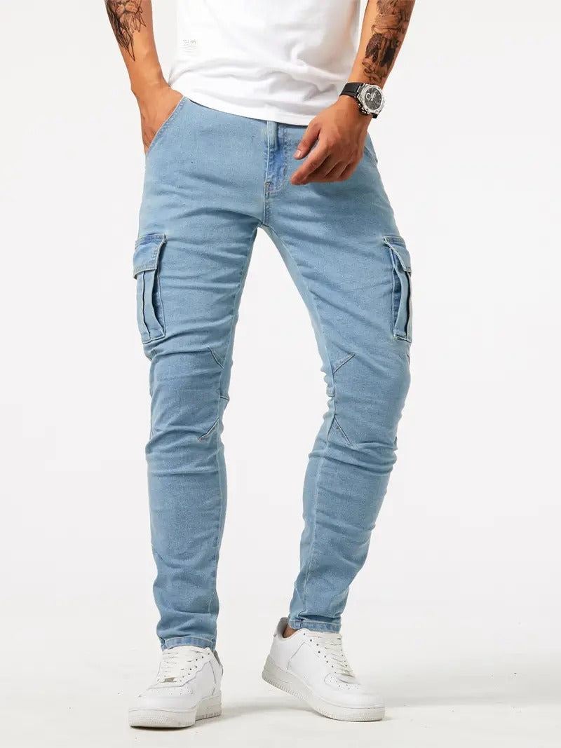 Harrison | Sporty Utility-Pocket Cargo Men Trousers