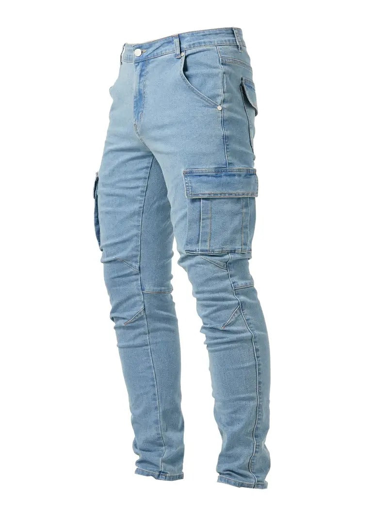 Harrison | Sporty Utility-Pocket Cargo Men Trousers