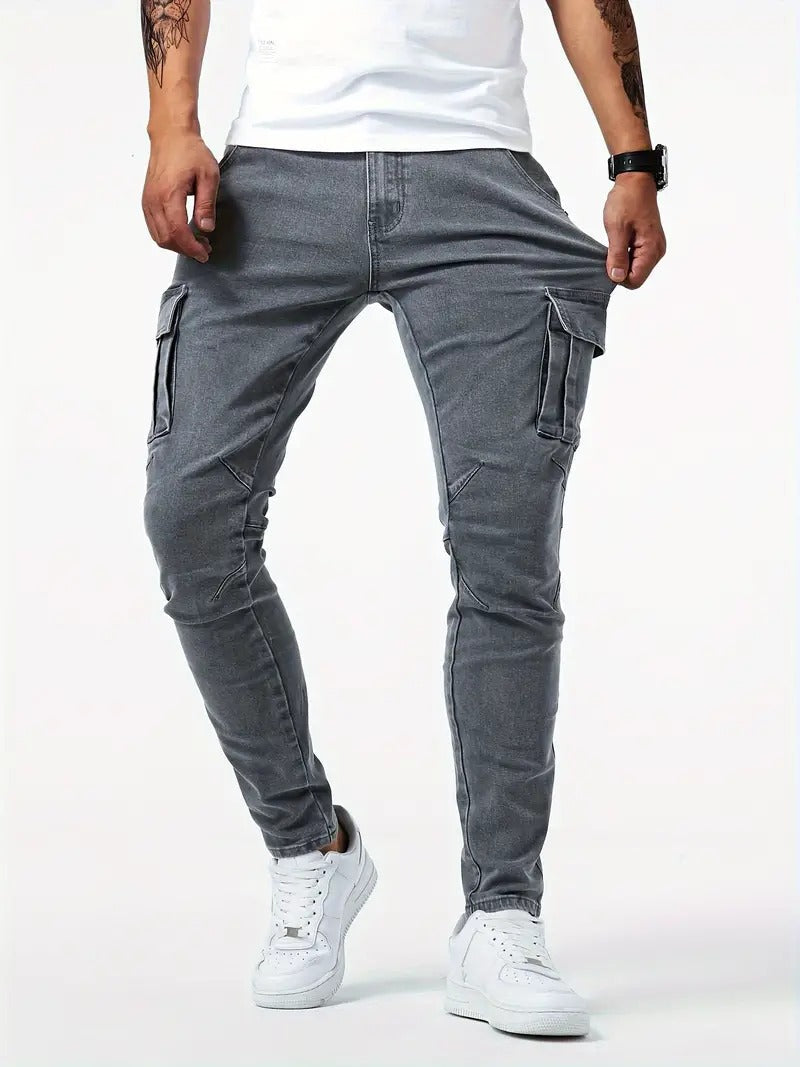 Harrison | Sporty Utility-Pocket Cargo Men Trousers
