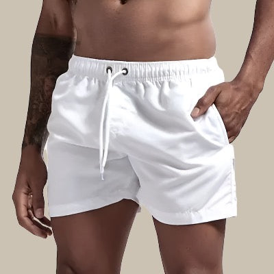 Warren | Quick-Dry Elastic-Waist Men's Swim Shorts